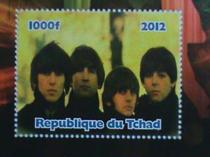 ​CHAD STAMP:2012 THE BEATALES MNH STAMP SHEET.#2