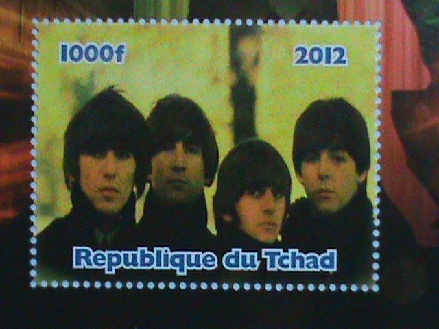 ​CHAD STAMP:2012 THE BEATALES MNH STAMP SHEET.#2