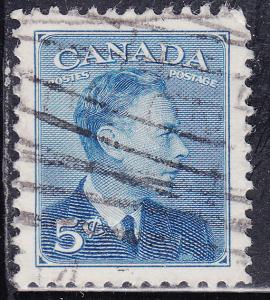 Canada 288 King George VI with Postes-Postage 1949