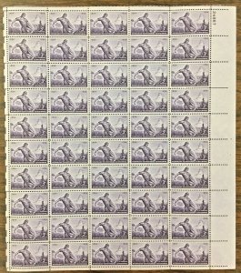 1060  Nebraska Territory Centennial  3 c MNH sheet of 50 FV $1.50   1954