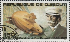 Djibouti, #C139 Used  From 1980,  CV-$0.60