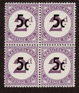 Mint Never Hinged SCJ7 SGD8 Block of 4 Postage Due