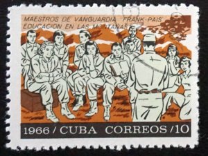 CUBA Sc# 1121 EDUCATION school 10c FRANK PAIS TEAM  1966  used / cto