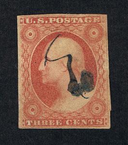 GENUINE SCOTT #11 TYPE-I PLATE-4 EXPERTLY PLATED POS 89L4L QUILL PEN CANCEL