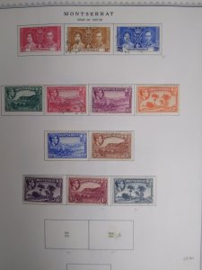 collection on pages Montserrat 1903-66 IF: CV $84