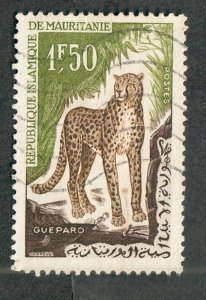 Mauritania #136 used single