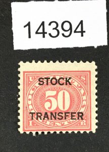 MOMEN: US STAMPS # RD9 MINT OG NH LOT #14394