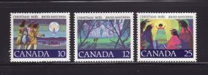 Canada 741-743 Set MGD Christmas