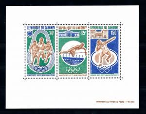 [55428] Benin Dahomey 1972 Olympic games Munich Athletics MNH Sheet