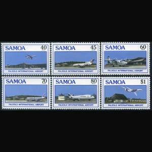 SAMOA 1988 - Scott# 711-6 Airport Set of 6 NH