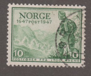 Norway 280 Letter carrier 1947