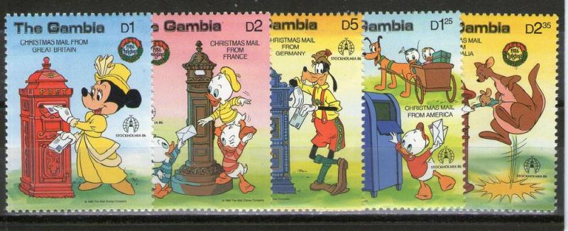 Gambia 644-648 MNH