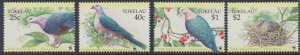 Tokelau Islands  SC# 204-207  MNH Birds    WWF see details & scans    