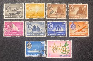 Singapore Stamps, MNH and Used, VF