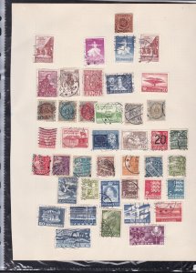 denmark stamps page ref 17992