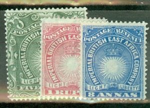 LC: British East Africa 14-23, 25, 27-30 mint CV $134; scan shows only a few