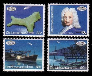 Christmas Island 179 - 182 MNH