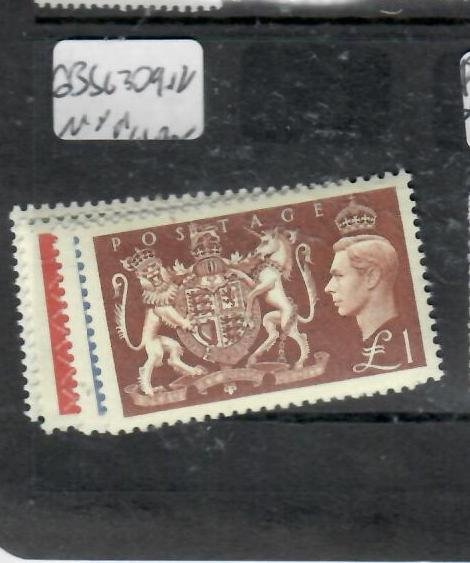 GREAT BRITAIN KGVI SET TO L1 SG 309-312    MNH           P0624H