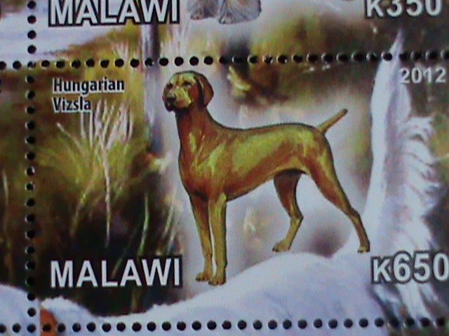 Malawi Stamp:2012-Beautiful Dogs CTO Stamp sheet