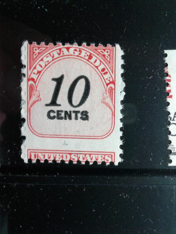 SCOTT # J-97 EFO UNITED STATES POSTAGE DUE PERF SHIFT !!MINT NEVER HINGED