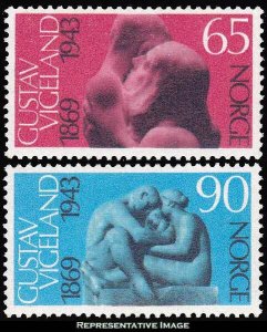 Norway Scott 545-546 Mint never hinged.