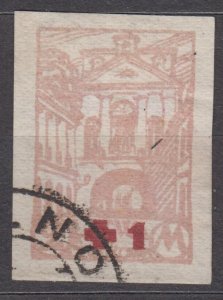 Central Lithuania Litwa Srodkowa Scott #B13 1921 Used  Imperforated