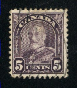 Canada #169   used   VF  PD