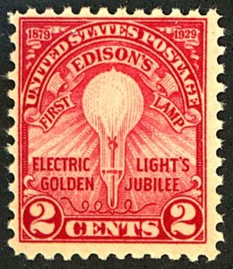 U.S. #654 MINT OG LH