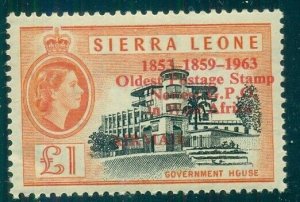 SIERRA LEONE #C13, £1, High value set, og, NH, VF, Scott $25.00