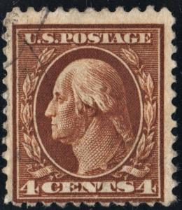 SC#503 4¢ George Washington Single (1917) Used