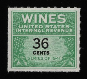 #RE135 36c Wines, Mint NGAI NH [7] **ANY 5=FREE SHIPPING**