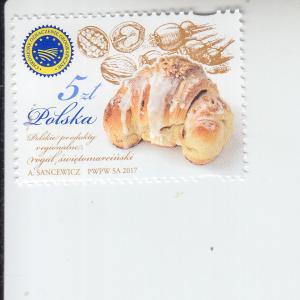 2017 Poland Croissant Regional Products (Scott 4310) MNH