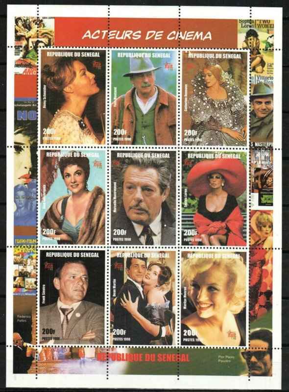 Senegal Stamp 1347  - Actors and Actresses