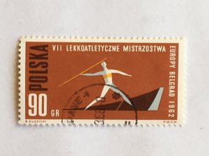 Poland–1962–Single “Sports” stamp–SC# 1081 - CTO
