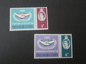 Tristan da Cunha 1965 87-88 set MH