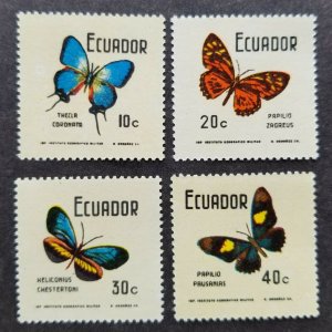 *FREE SHIP Ecuador Butterflies 1970 Insect (stamp) MNH