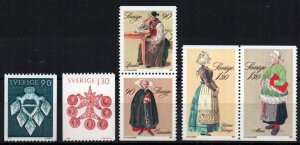 Sweden # 1304 - 1309 MNH