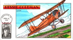 #2956 Bessie Coleman Collins FDC