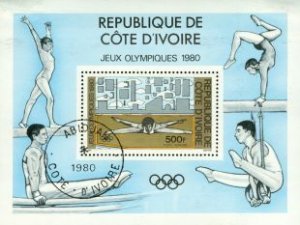Ivory Coast Olympics , 1 souvenir sheet