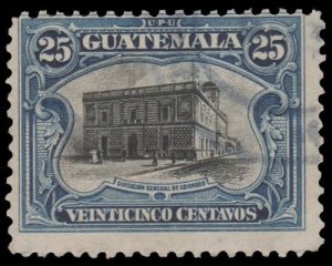 GUATEMALA STAMP 1911 SCOTT # 141. USED. # 1