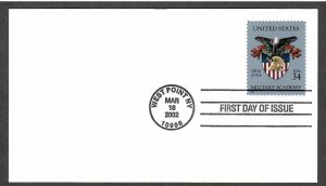 US # 3560 West Point Anniversary - Uncacheted FDC - I Combine S/H