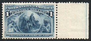 USA #230 XF-SUPERB OG NH, w/PSAG (GRADED  95 (09/24) CERT, a near perfect sta...
