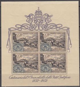 Vatican City - 1952 Centenary of Papal stamp Sc# 155a - MNH