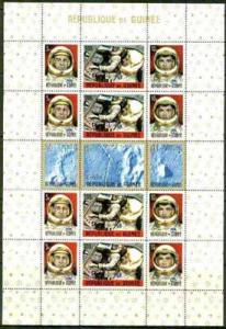 Guinea - Conakry 1965 Apollo Moon Project sheetlet of 15 ...