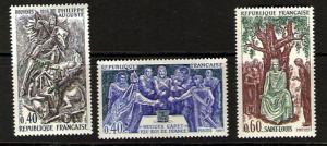 France #1199-1201 Battle of Bouvines,Louis IX, NH Cat. $1.30