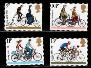 Great Britain Scott 843-846 MNH** Bicycle set 1978