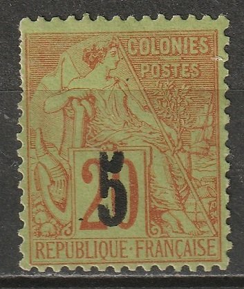 Senegal 1887 Sc 4 Yt 1a MNG(*) tiny tear at UR/trimmed perfs