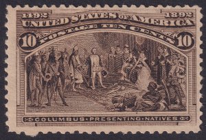 #237 Mint OG, F-VF (CV $95 - ID46409) - Joseph Luft