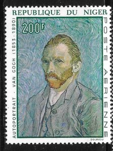 Niger 1968 Vincent Van Gogh Paintings Sc C82 MNH A2806