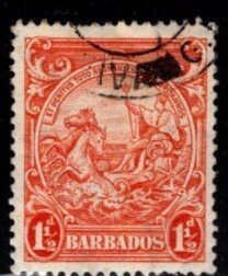 Barbados - #195 Seal of Barbados - Used